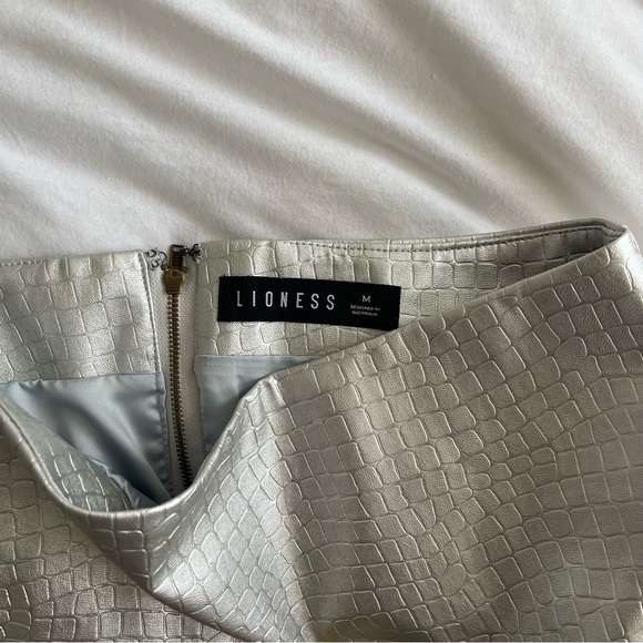 Fontana Croc Mini Skirt - Picture 5 of 6